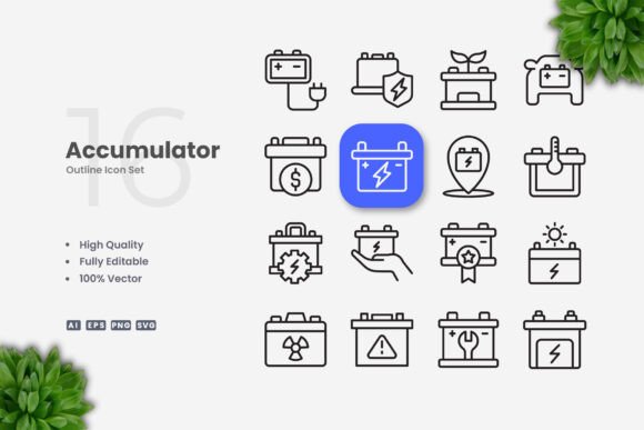 Accumulator Icons: Graphics for Real Business