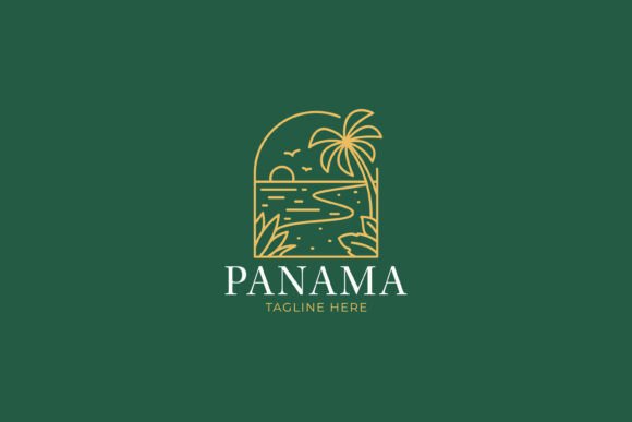 Beach Logo Panorama Abstract Graphics