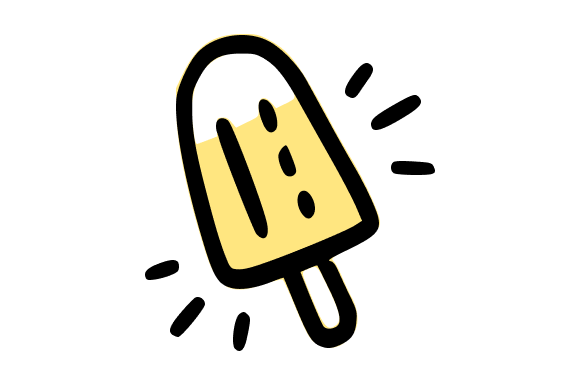Delicious Ice Cream Popsicle Treat Graphics