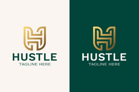 Letter H Monogram Elegant Premium Luxury Graphics and Logo Templates