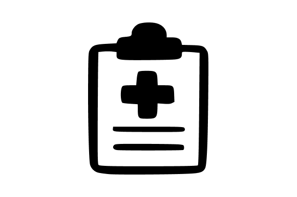 Medical Clipboard Graphic Illustration